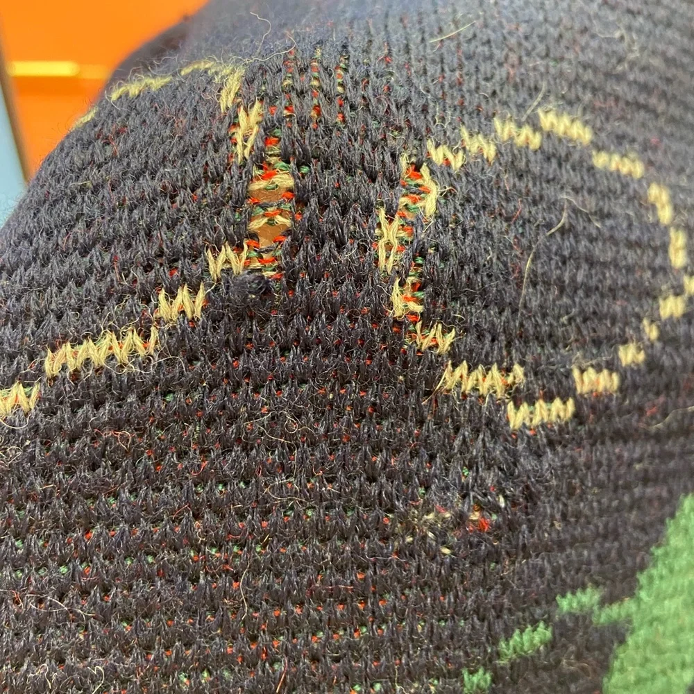 592. VINTAGE Silber-Distel Trachten Austrian Village Wool Cardigan XS-L - Picture 9 of 13